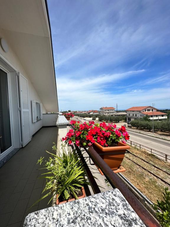 Balkón nebo terasa v ubytování Casa Olivastri