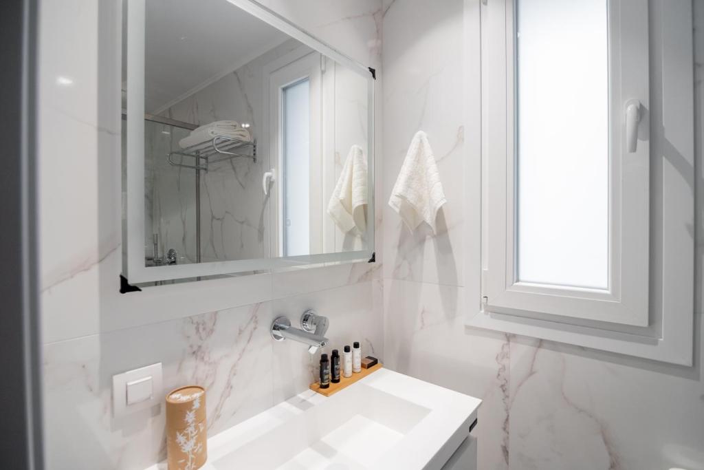 Koupelna v ubytování Contessa Bianca Luxury Suites