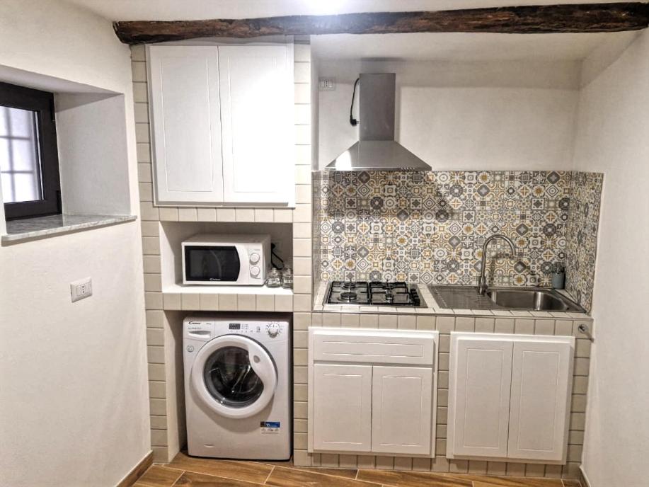A kitchen or kitchenette at Il Gaza