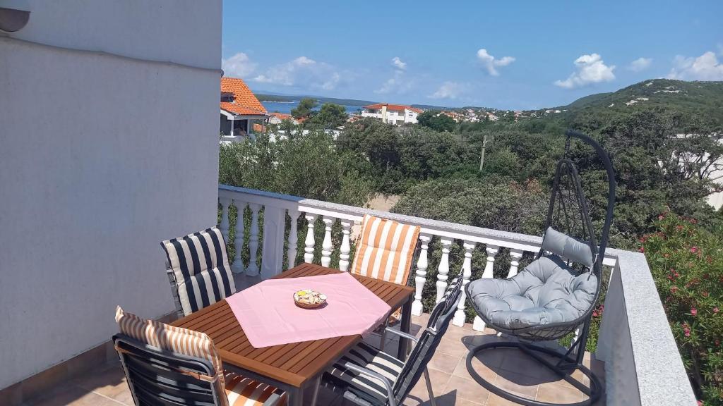 Balkón nebo terasa v ubytování Apartments Vuksan