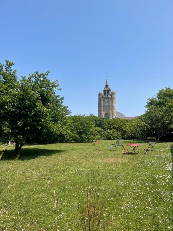 Zahrada ubytování Ker Goden - Meublé de Tourisme