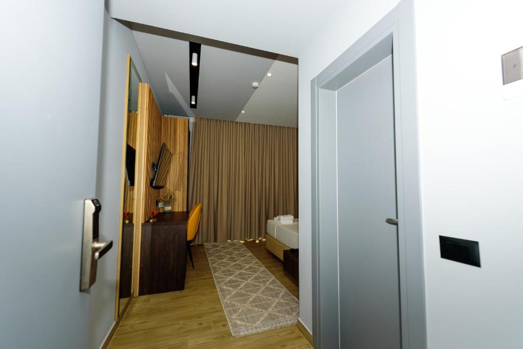 Koupelna v ubytování KAAN Hotel