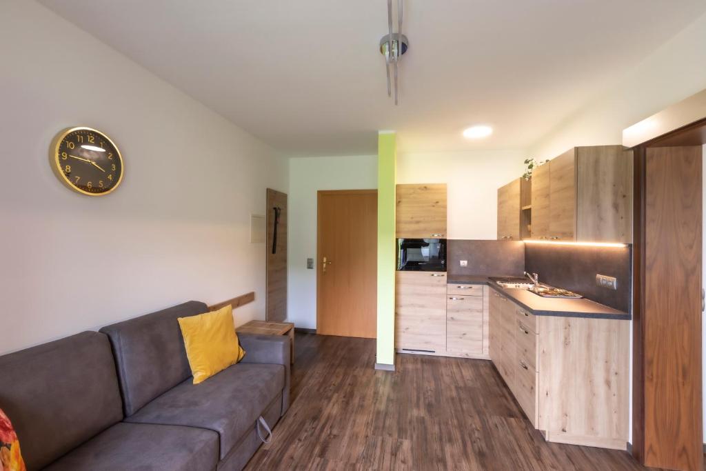 Kuchyň nebo kuchyňský kout v ubytování Gästehaus Thomahan