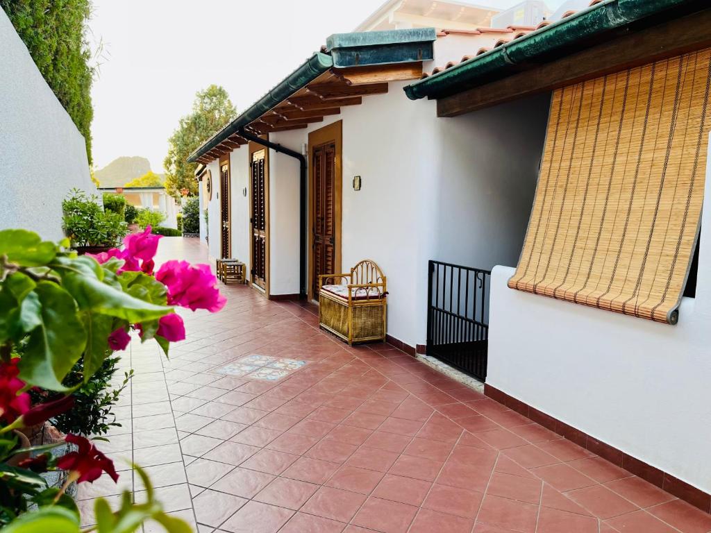 Rõdu või terrass majutusasutuses Casa Arcada