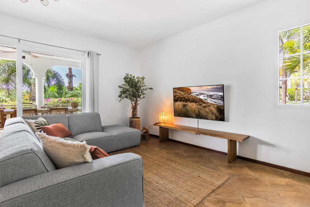 Posezení v ubytování Casa Brasa Jan Thiel