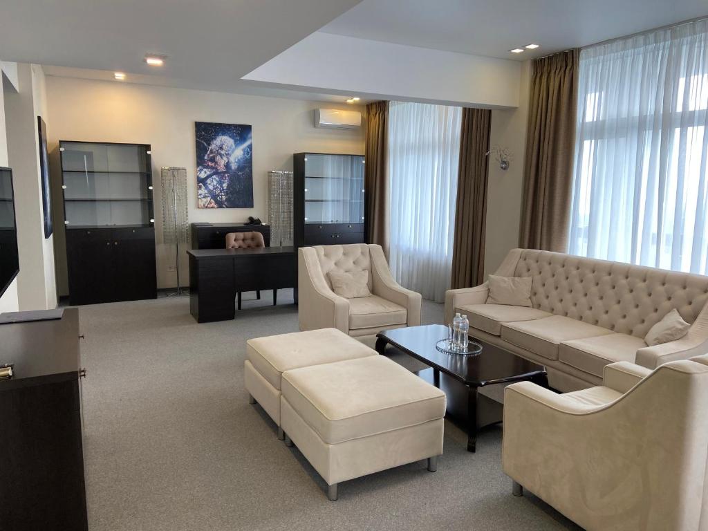 Posezení v ubytování Hotel Kyiv