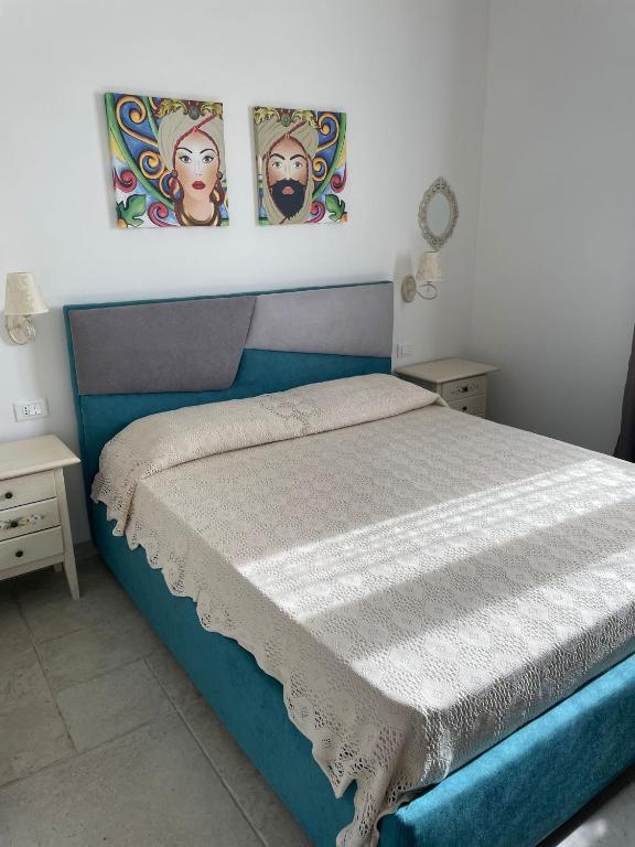 Postel nebo postele na pokoji v ubytování Le lumie
