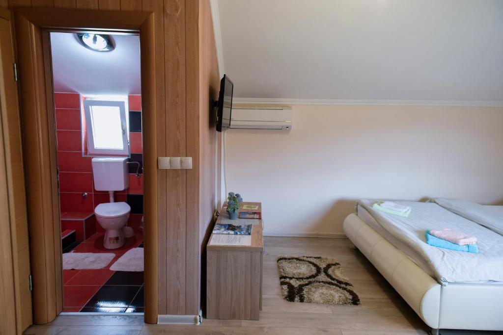 Koupelna v ubytování Migro Lux sobe