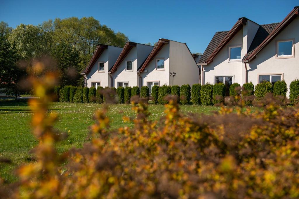 Vonkajšia záhrada v ubytovaní Apartmán 334 Tatralandia