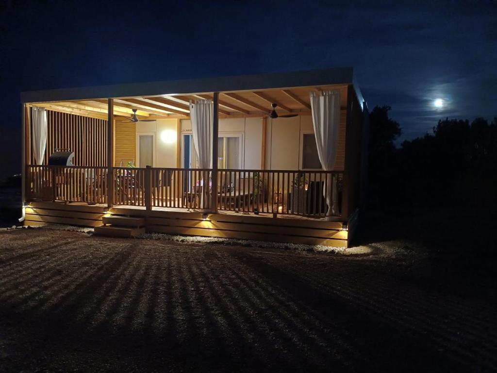 Balcone o terrazza di Mobile Home Drage