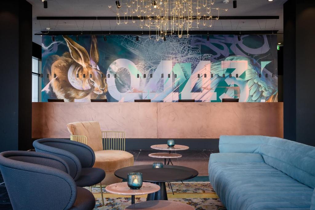 Posezení v ubytování The Cloud One Nürnberg, by the Motel One Group