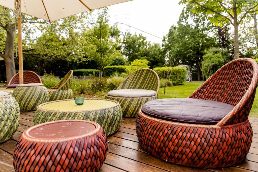 Posedenie v ubytovaní Motel One Wien-Prater