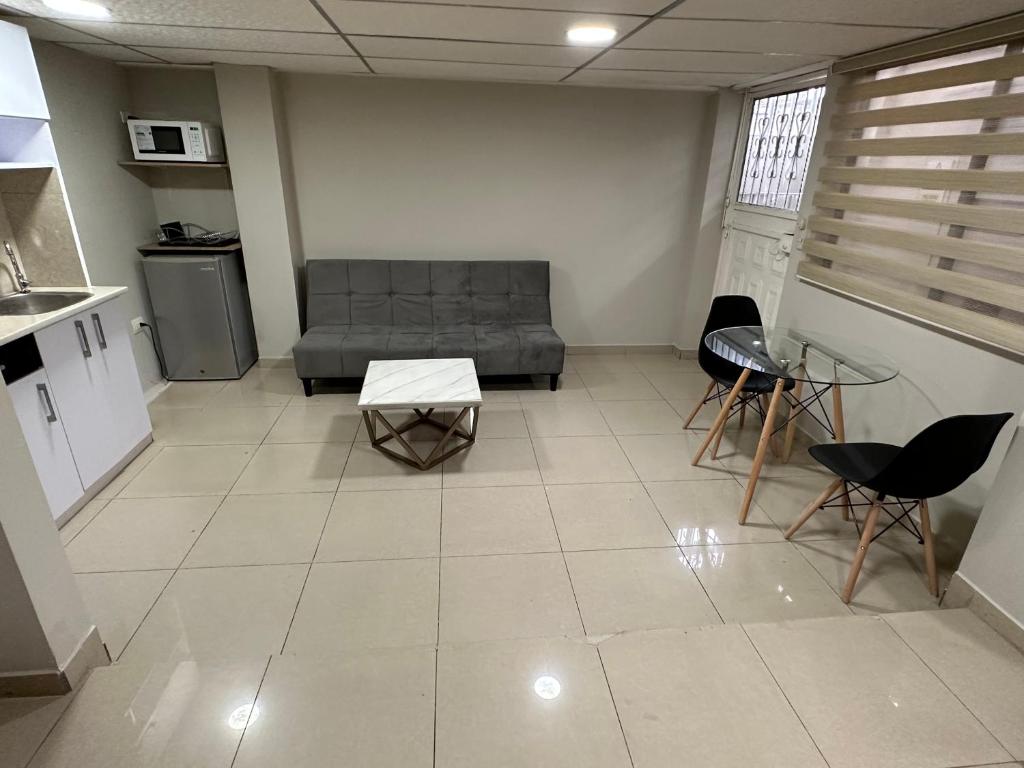 Kuchyň nebo kuchyňský kout v ubytování Hostal Posada Del Sol