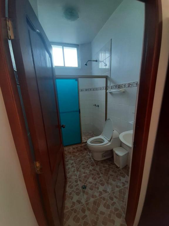 Koupelna v ubytování Paraiso de Isabela