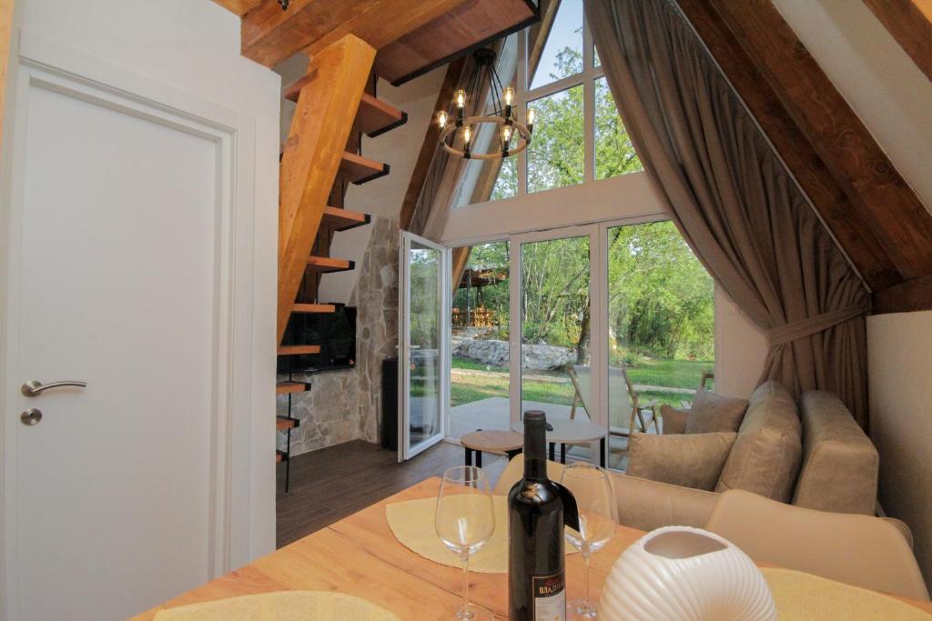 Posezení v ubytování Vukova dolina apartments