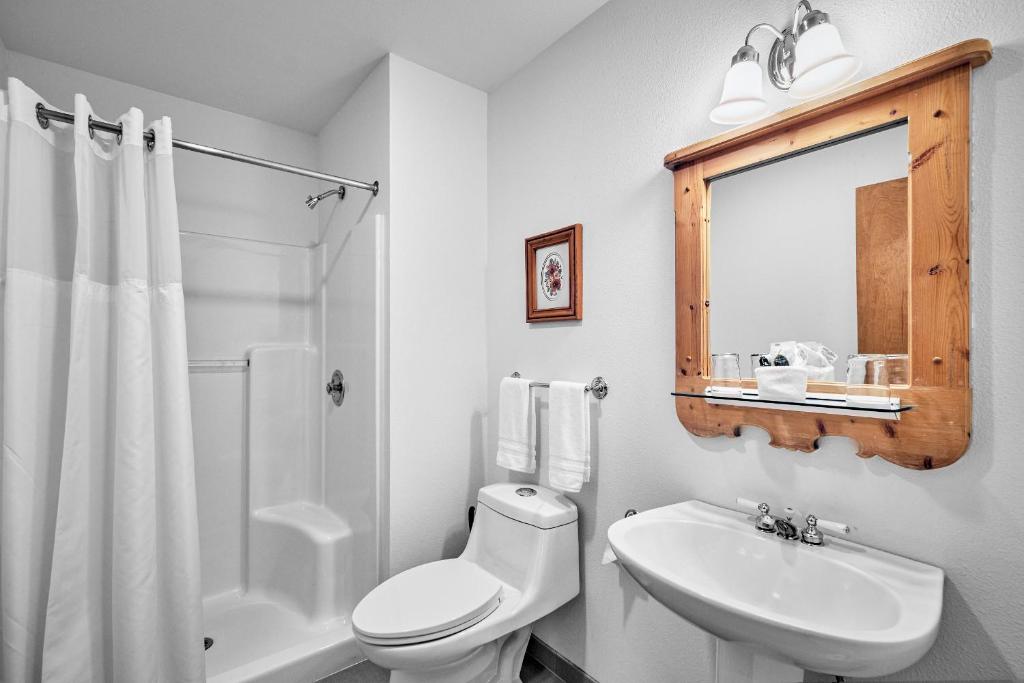 Koupelna v ubytování Hotel Pension Anna