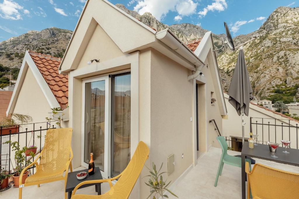 Nespecifikovaný výhled na hory nebo výhled na hory při pohledu z apartmánu