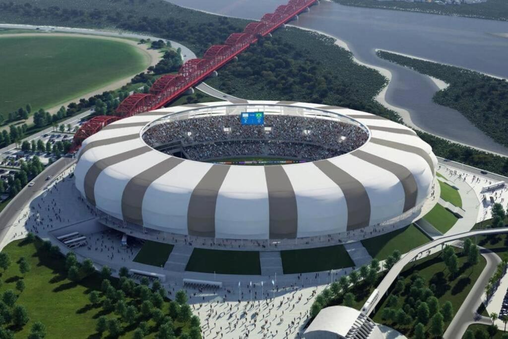 an aerial view of the fnb stadium in genoa at Monoambiente Amplio y Cómodo Excelente Ubicación en Av Roca in Santiago del Estero