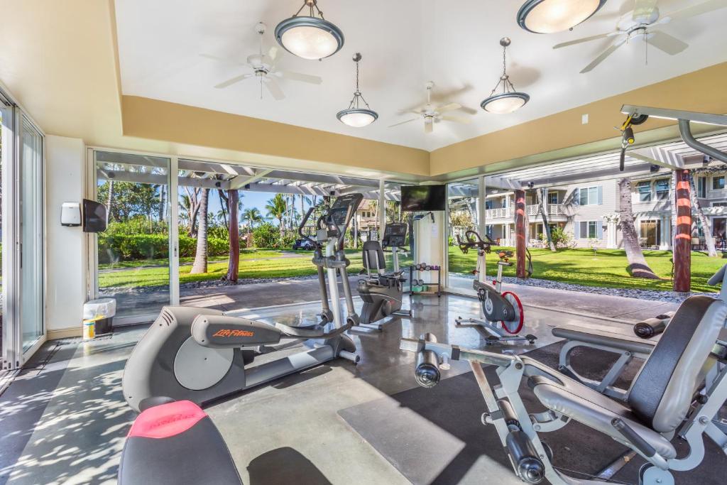 Fitness centrum a/nebo fitness zařízení v ubytování Fairway Villas Waikoloa by OUTRIGGER