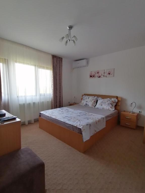 Postel nebo postele na pokoji v ubytování Casa Carp Calarasi