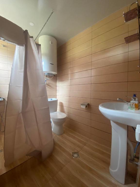 Koupelna v ubytování Villa Edemi