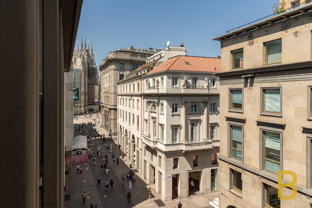 A general view of Milánó or a view of the city taken from Az apartmant