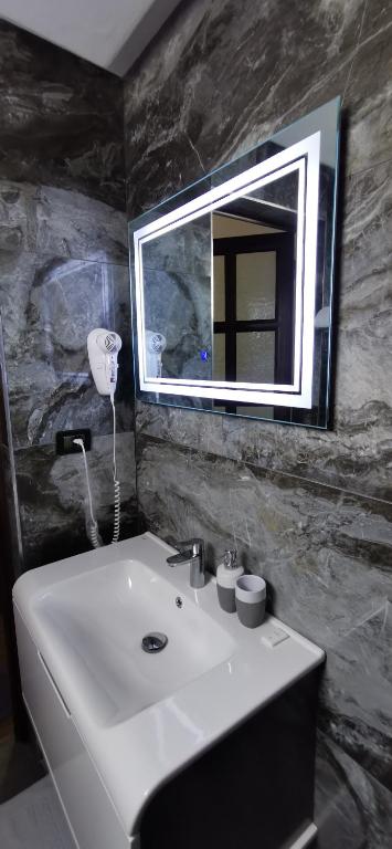 Koupelna v ubytování Hazmurat Hotel