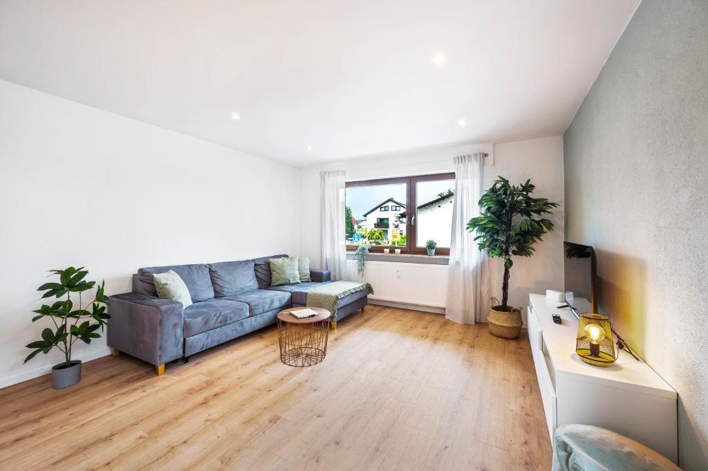Posezení v ubytování Casa Tortuga - Ruhige 3 Zimmer Wohnung in Hüttenfeld