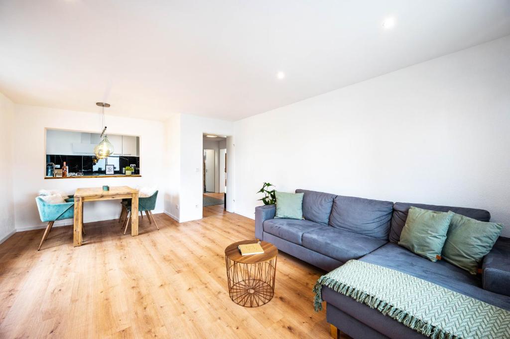 Posezení v ubytování Casa Tortuga - Ruhige 3 Zimmer Wohnung in Hüttenfeld