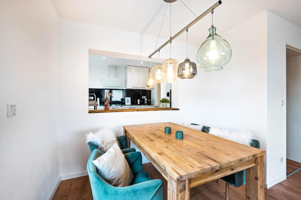 Kuchyň nebo kuchyňský kout v ubytování Casa Tortuga - Ruhige 3 Zimmer Wohnung in Hüttenfeld