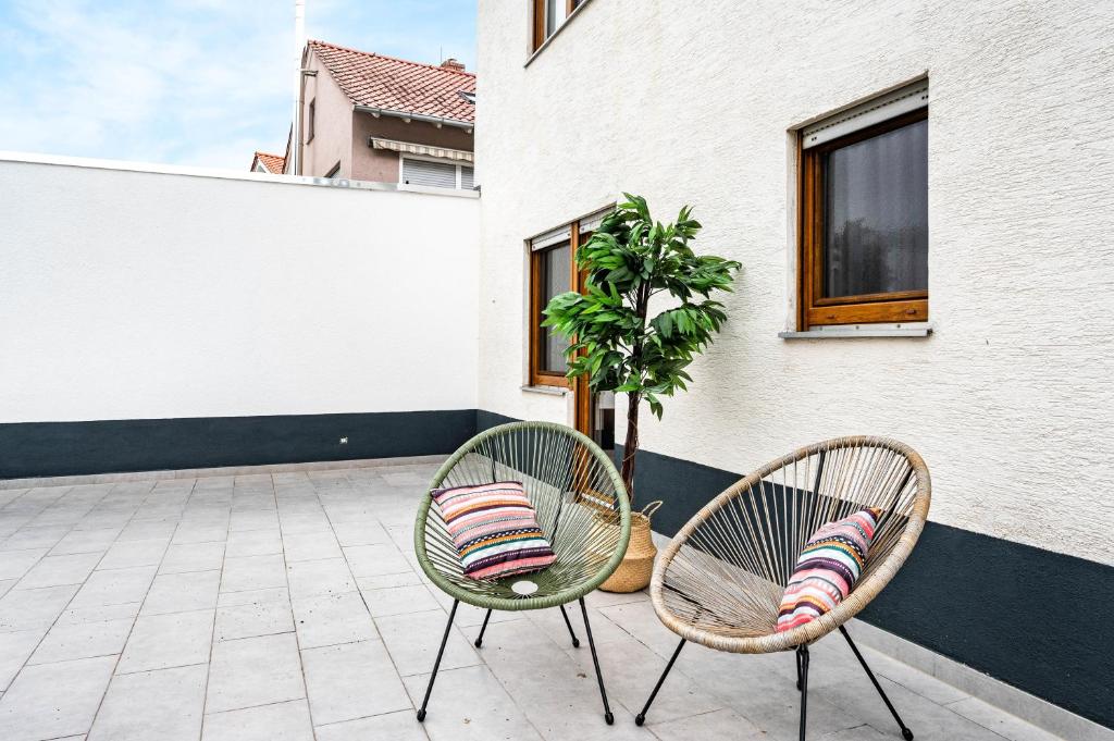 Balkón nebo terasa v ubytování Casa Tortuga - Ruhige 3 Zimmer Wohnung in Hüttenfeld