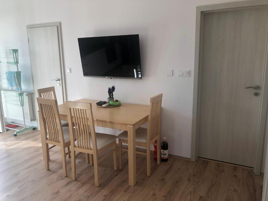 TV a/nebo společenská místnost v ubytování Apartmány Bella Moravia