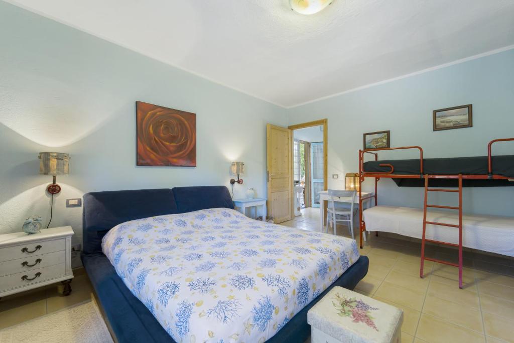 Letto o letti in una camera di Podere Le Palme