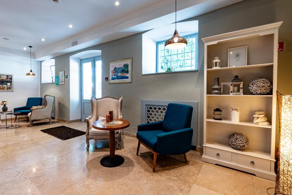 Część wypoczynkowa w obiekcie Boutique Hotel Kaštel