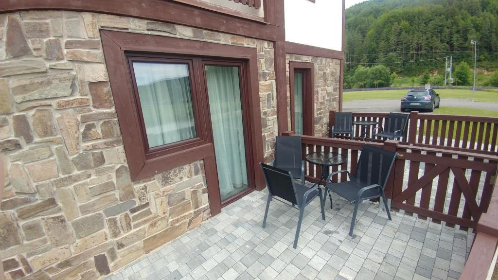 Nespecifikovaný výhled na hory nebo výhled na hory při pohledu z apartmánu
