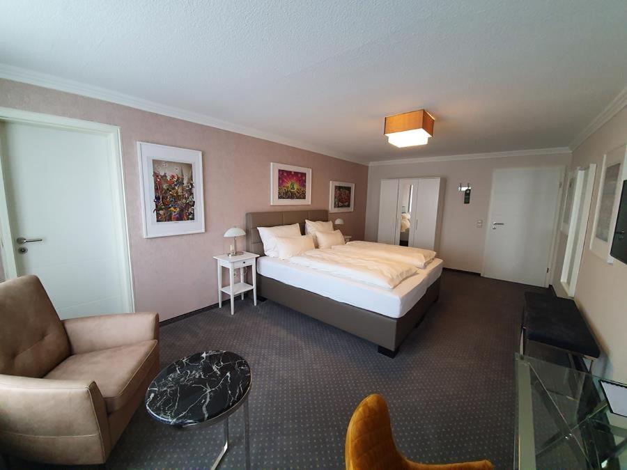 Posteľ alebo postele v izbe v ubytovaní artHOTEL Bremen