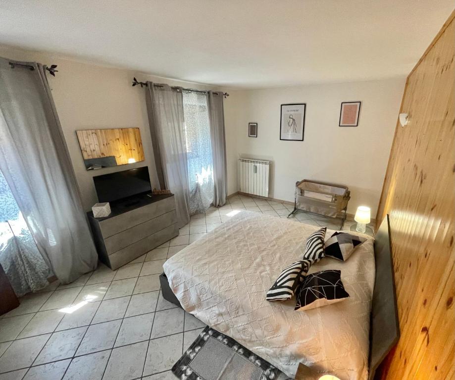Postel nebo postele na pokoji v ubytování La torre