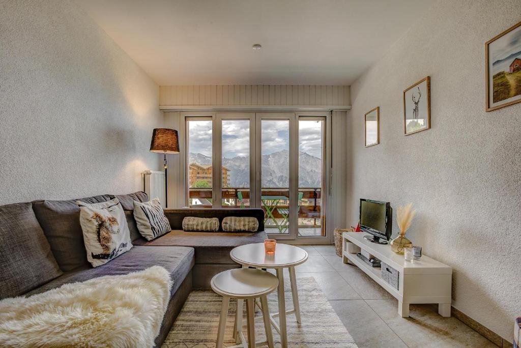 Χώρος καθιστικού στο Appartement Bellevue 211