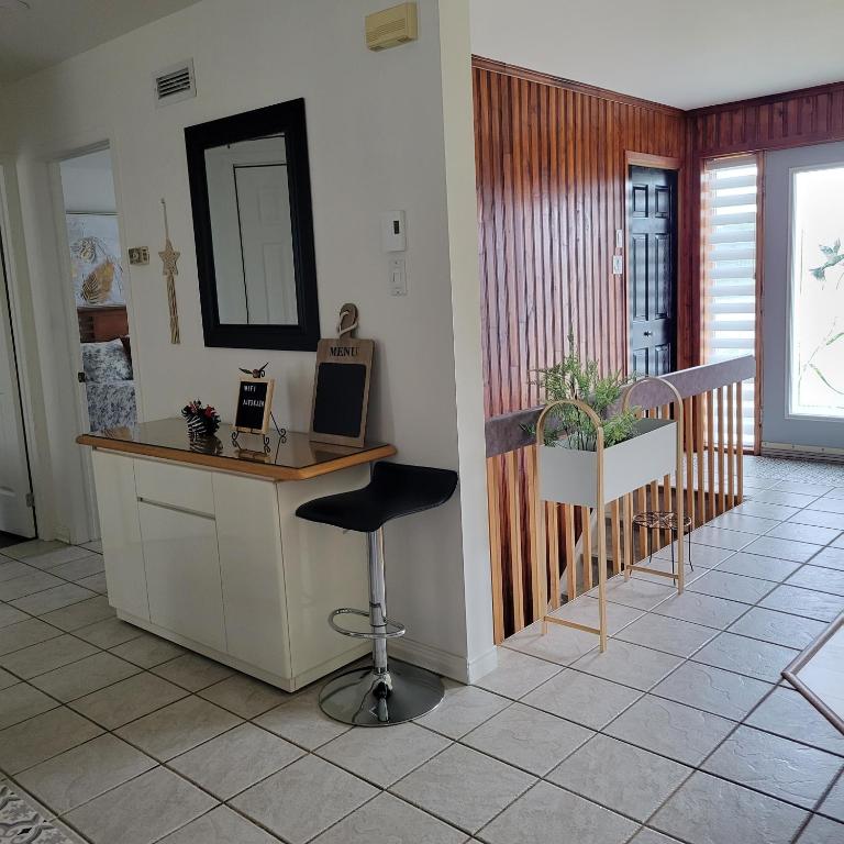 Kuchyň nebo kuchyňský kout v ubytování La Maison Kelner