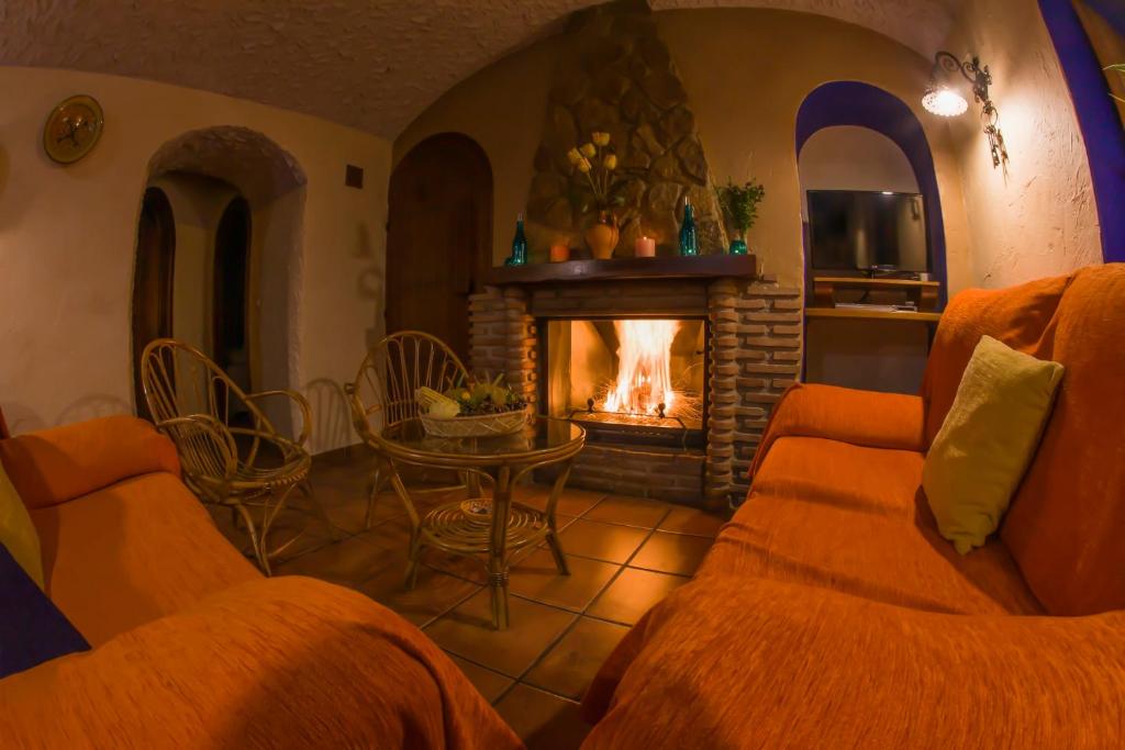 Część wypoczynkowa w obiekcie Casas Cueva Cazorla