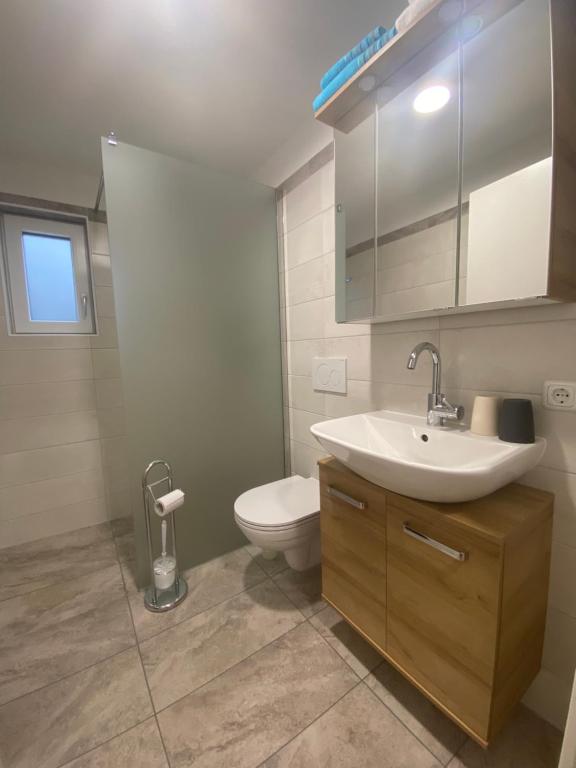 Kúpeľňa v ubytovaní Auszeit Salzkammergut Appartements