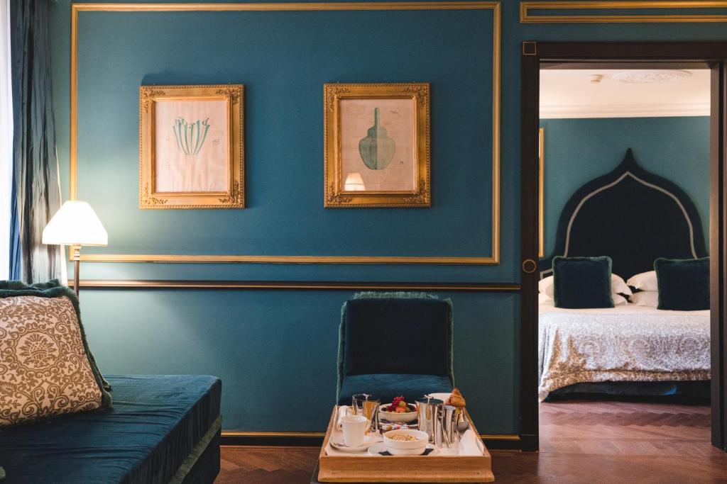 Postel nebo postele na pokoji v ubytování Splendid Venice - Starhotels Collezione