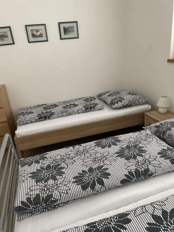 Postel nebo postele na pokoji v ubytování Apartmán Hustopeče