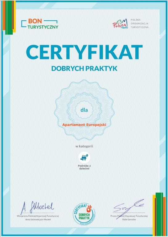 Certifikát, ocenenie alebo iný dokument vystavený v ubytovaní Luxury in the Heart of the Old Town