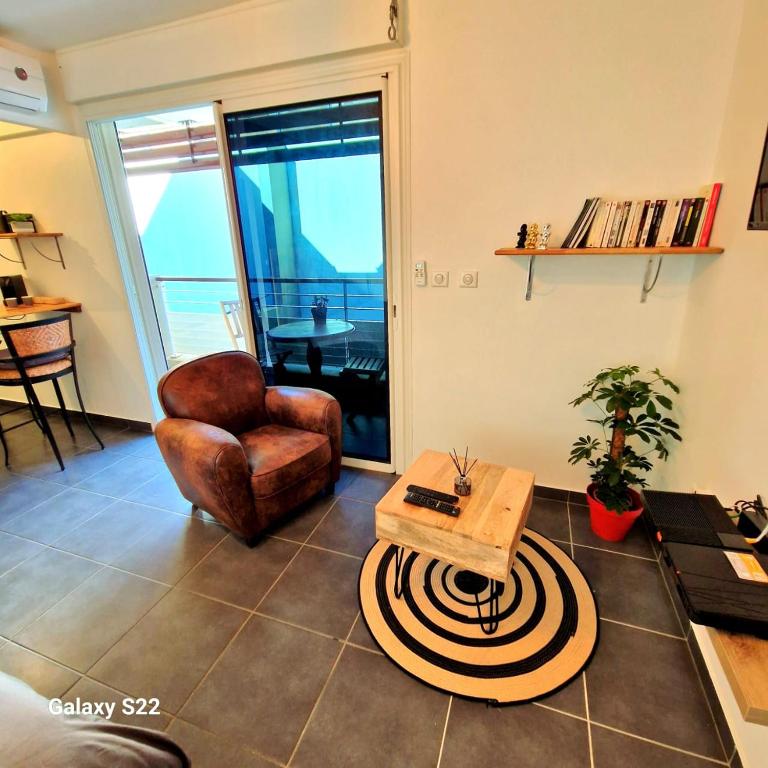 Ruang duduk di Studio Leu Loft