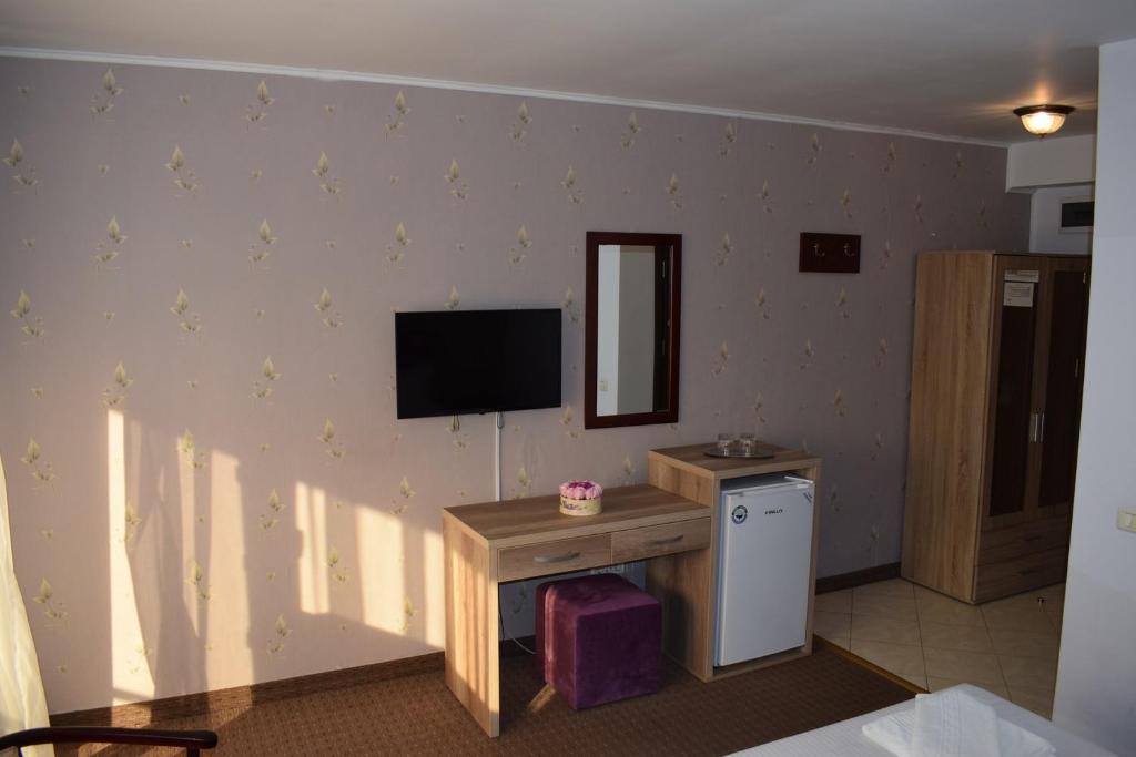 TV a/nebo společenská místnost v ubytování Hotel Ibiza