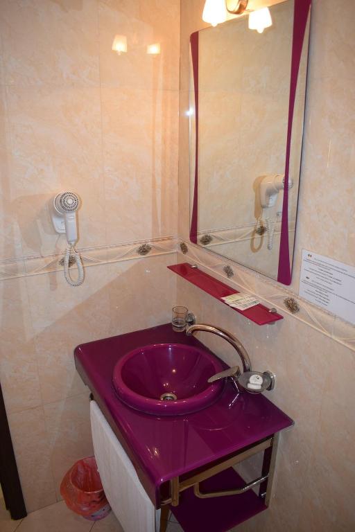 Koupelna v ubytování Hotel Ibiza