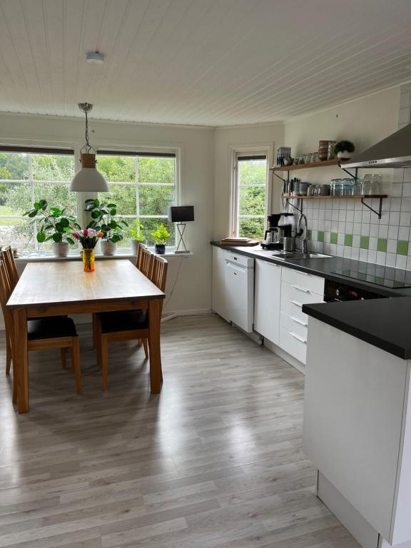 Kuchyň nebo kuchyňský kout v ubytování Fjällbacka Villa