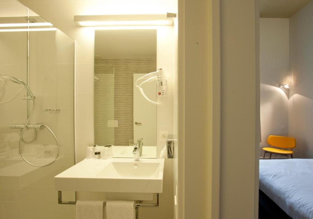 Koupelna v ubytování Hotel The Lodge Vilvoorde