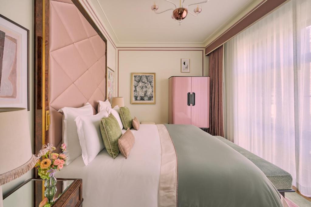 Cama ou camas em um quarto em Hotel Barrière Fouquet's New York